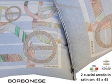 BORBONESE 2 CUSCINI ARREDO CM