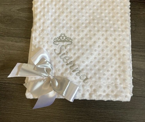 Coperta neonato ricamata - coperta,