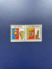 CALCIATORI PANINI 1969-70 SCUDETTO CATANIA CATANZARO - NUOVO CON VELINA