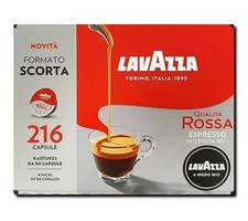 216 Capsule Caffè Lavazza A Modo Mio Qualità Rossa in promozione !