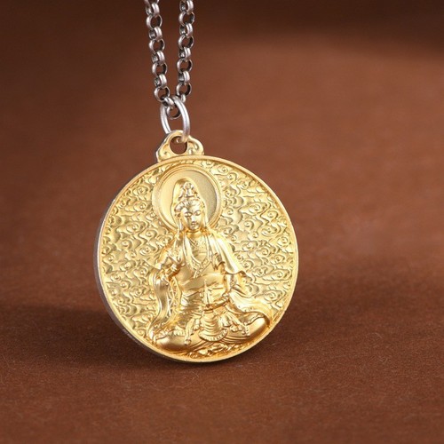 Ciondolo guanyin argento - ciondolo,