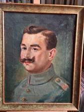Quadro ritratto olio su - ritratto, ad