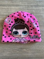 Cappellino bambina LOL Surprise! rosa con cuori neri