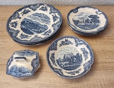 Johnson Bros England Old Britain Castles piatto da torta piattino ciotola coperchio 