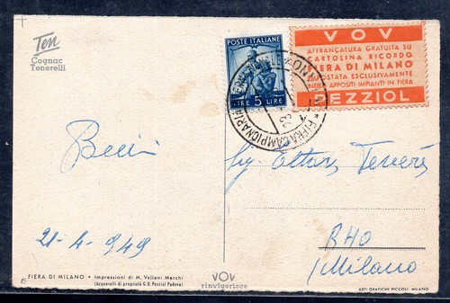 Fiera milano cartolina - fiera,