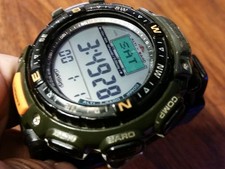 Orologio Digitale Uomo Casio Protrek Nero 2271 PRG-40 Bussola Termometro Barometro