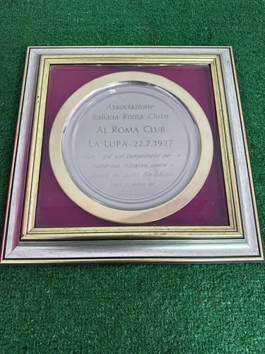 Trofeo piatto roma match - piatto,