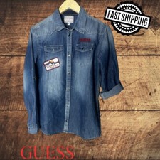 Camicia denim Guess