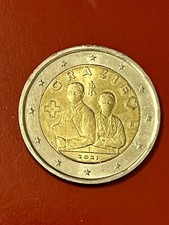 Moneta euro covid grazie - moneta, 2