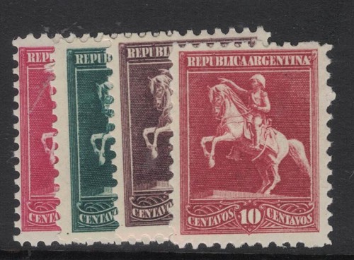 Argentina 10c cavallo - argentina, x4