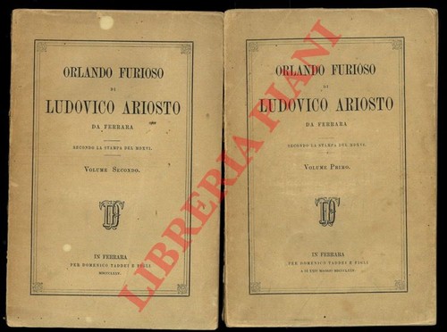 Ariosto ludovico orlando - ariosto,