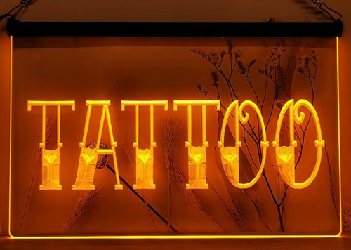 Insegna neon led tatuaggi - insegna,