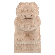 Scultura Leone in Legno Ponte