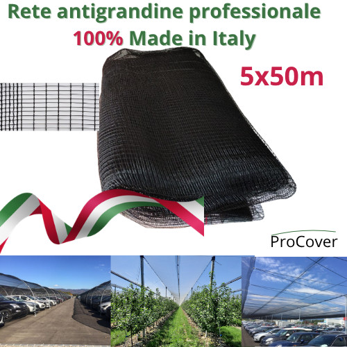 Rete antigrandine 5x50m 100 - 5x50m., 100%