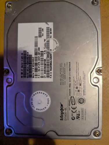 40gb hdd maxtor - 3.5",