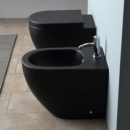 Sanitari neri opachi 55x36 - neri,