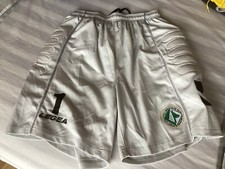 PANTALONCINI CALCIO AVELLINO PORTIERE N° 1 IMBOTTITI LEGEA STEMMA RICAMATO  F.E.