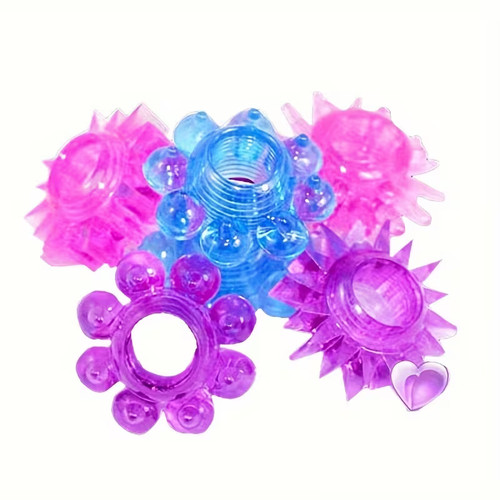 Set anelli fallici elastici - set,
