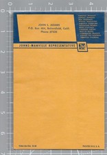 1952 Johns Manville