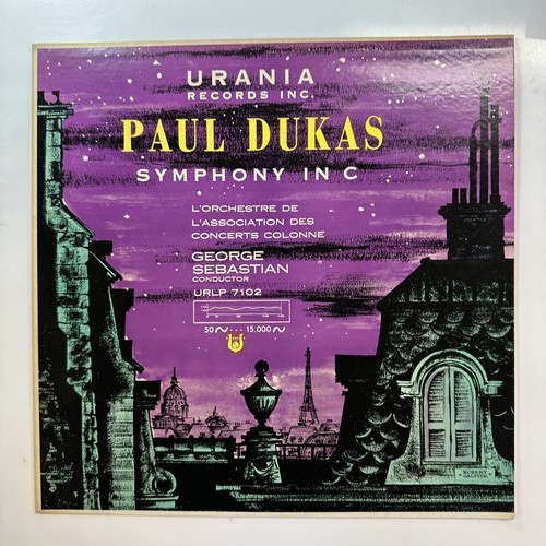 Symphony vinyl record - in, c
