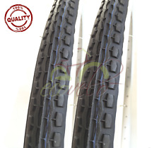 2 COPERTONI PER BICICLETTA BIANCONERO 24x1.75 GRAZIELLA OLANDA GOMME pneumatici