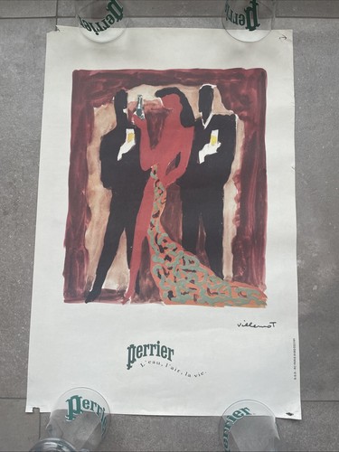 Affiche originale perrier - affiche,