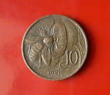 10 CENTESIMI 1921 ERRORE - AMALGAMA NON OMOGENEO AL DRITTO E AL ROVESCIO [B458]