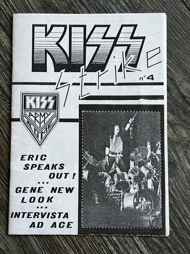 Kiss fanzine magazine - kiss,