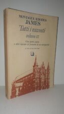 Montague Rhodes James TUTTI I RACCONTI Volume II 2 - Theoria 1a Ediz. 1985