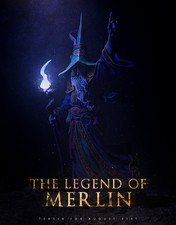 Kit Resina Merlino Scala 1/6 Figura Non Dipinta Leggendaria Fantasy Mago Scultura