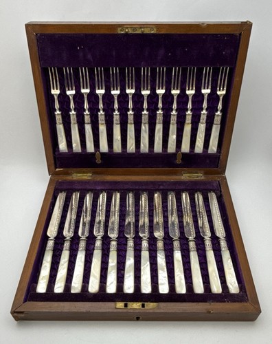 Bros mother pearl handled - d,