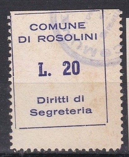 Rosolini marca municipale - rosolini,