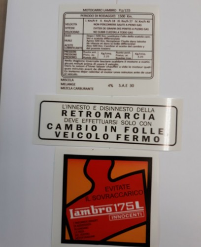 Set lambro 175l - 175l, funzionante