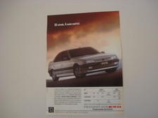 advertising Pubblicità 1989 PEUGEOT 405 Mi 16 x4