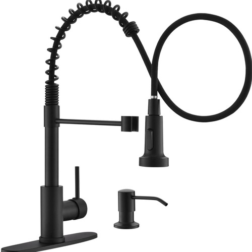 Rubinetto cucina nero opaco - cucina,