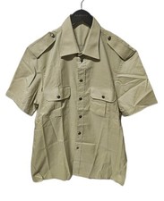 Camicia Uomo Stile Ufficiale Manica Corta Color Beige