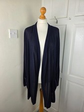 Cardigan lungo COS blu navy da