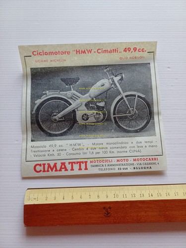 Cimatti motore hmw anni 50 - 49,