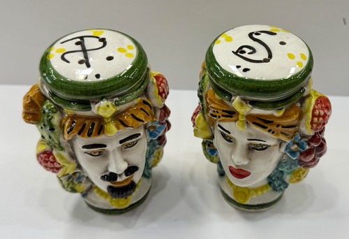Ceramica siciliana sale pepe - ceramica, +