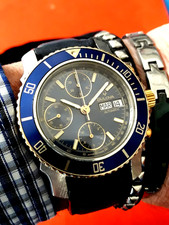 ✔✔STUPENDO VERO VINTAGE CRONO BULOVA SUBMARINE AUTOMATIC SWISS MADE CAL.7750✔✔