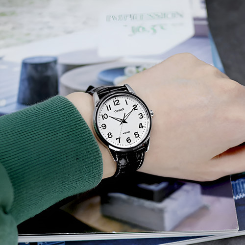 Casio mtp 1303l 7bv leather - casio, mtp-1303l-7bv