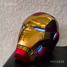 Casco Iron Man MK50 indossabile 1/1 cosplay giocattoli Mechahead automatico Halloween