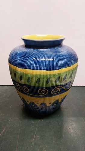 Vaso terracotta smaltata - vaso,