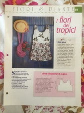 Schema punto croce Ricamo Fiori e piante  I fiori dei tropici scamiciato