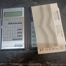 CALCOLATRICE SHARP EL-8162 NUOVA, new factory saled, con Manuale