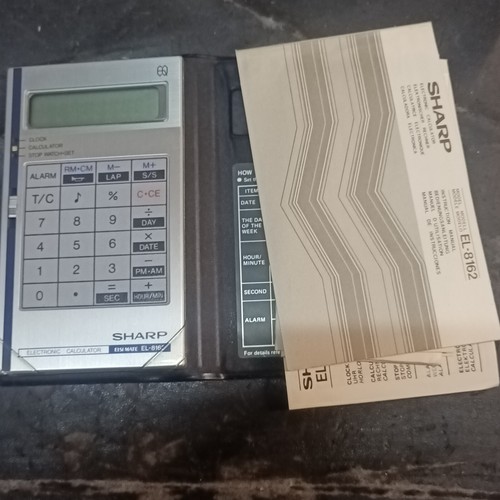 Calcolatrice sharp 8162 - calcolatrice, el-8162
