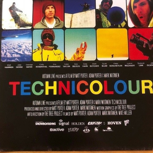 Technicolour snowboard dvd - technicolour,