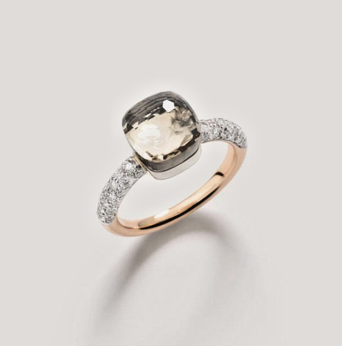 Anello pomellato nudo petite - nudo,