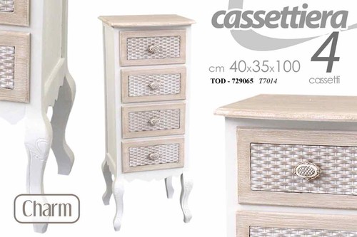 Cassettiera cassetti shabby - cassetti,