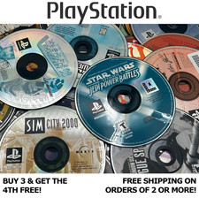 Loose PS1 Games: Buy 3 & Get 1